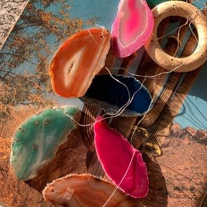Crystal Agate Wind Chime Mobile